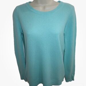 Tahari 100% 2 ply Cashmere Long Sleeve Sweater